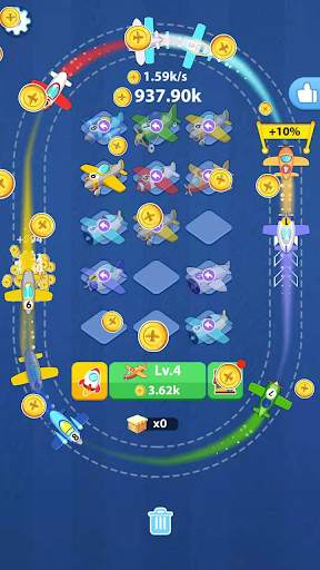 Royal Plane - Best Merge Game screenshot 2