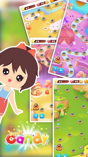 🍭 Sweet Candy: Match 3 screenshot 4