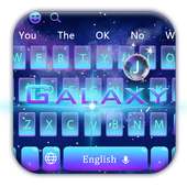 Tastiera Galaxy blu viola on 9Apps