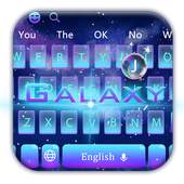 Purple Blue Galaxy Keyboard 10001004