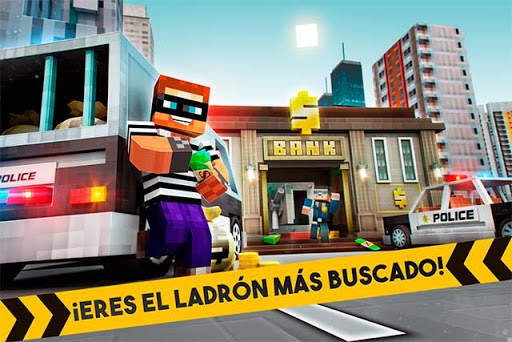 🚔 Carrera Ladrón y Policía 🚔 Escape Gangster screenshot 1