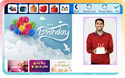 Birthday Photo Frames and Photo Editor screenshot 2