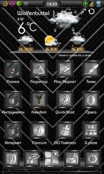 Next Launcher 3D Theme Stun-BW screenshot 1