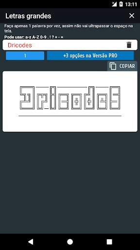 Letras diferentes, símbolos, emojis, decorações screenshot 8