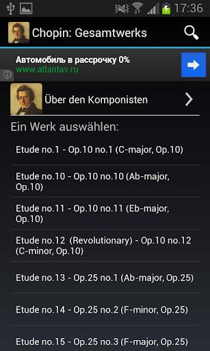 Chopin: Gesamtwerks screenshot 4