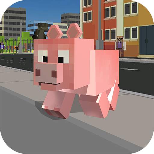 Blocky City Pig Simulator 3D 1.10