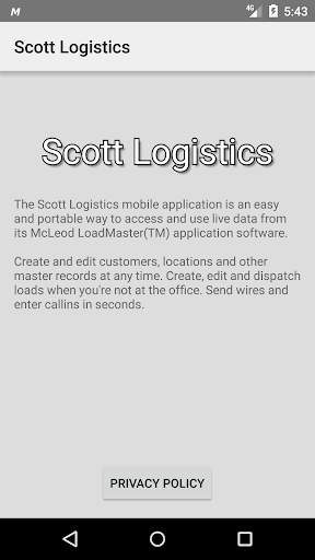 Scott Logistics скриншот 3