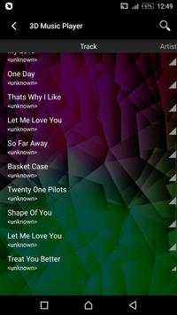 3D Music Player screenshot 1