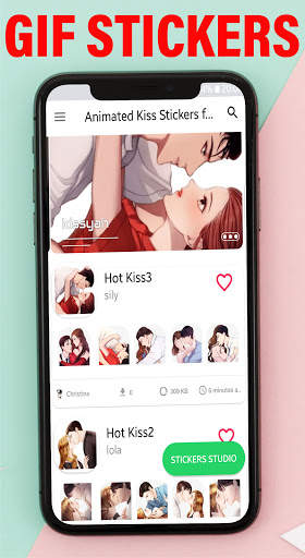 Animated Kiss Stickers for WhatsApp WAStickerApp😘 screenshot 1