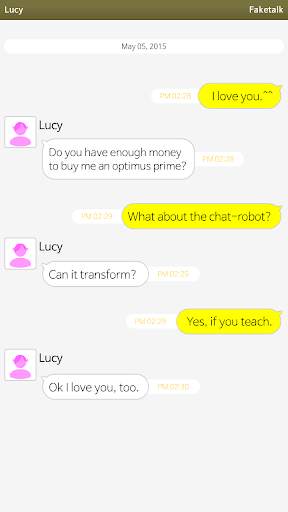 Faketalk - Chatbot screenshot 2