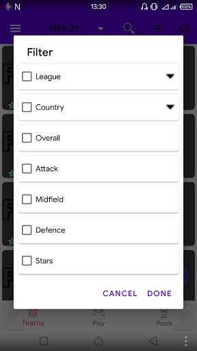 Team Selector for FIFA screenshot 4