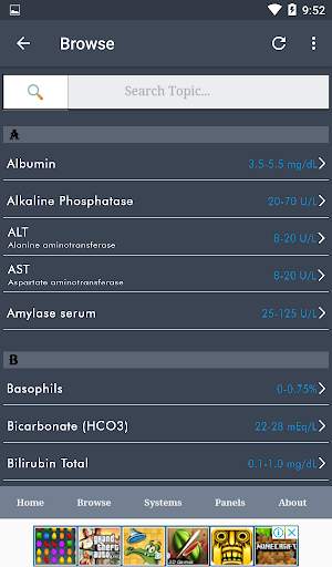 Lab Values screenshot 2