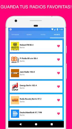 Radio Berlin - App de Radio por Internet Gratis screenshot 3