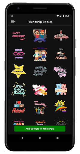 Friendship Day Stickers 2020 for WhatsApp screenshot 1