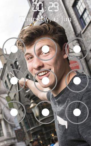 Shawn Mendes Pattern Lock Screen screenshot 2