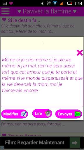 15 000  Messages SMS d'amour screenshot 3