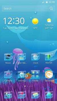 3D Ocean Theme screenshot 2