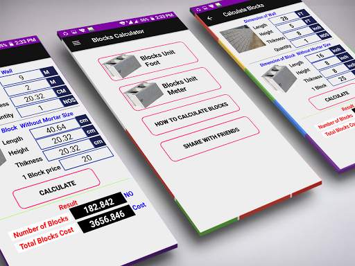 Blocks Calculator (Quantity Of Blocks) screenshot 1