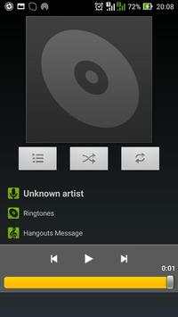 Default music player screenshot 3