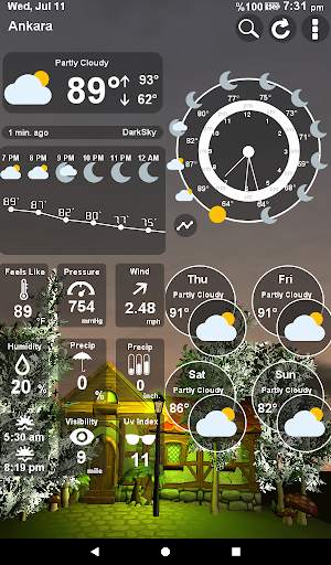 Animated 3D Weather screenshot 9
