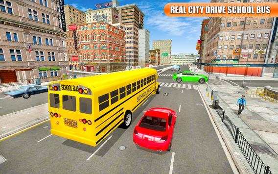 High School Super Bus Driver Simulator: 3D Game 20 screenshot 3