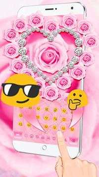 Pink Diamond Love Keyboard screenshot 3