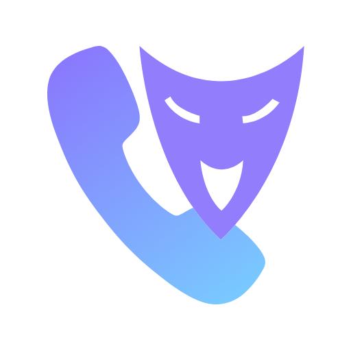 Incoming fake call phone prank icon