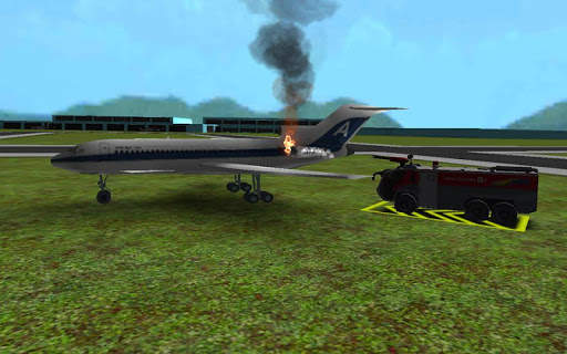 Airport Fire Truck Simulator screenshot 1