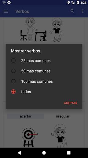 Verbos Español screenshot 7