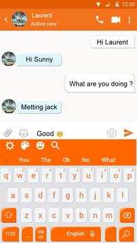 Keyboard Theme for Nimbuzz screenshot 1