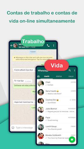Multi Accounts - Várias contas & Paralelo app screenshot 4