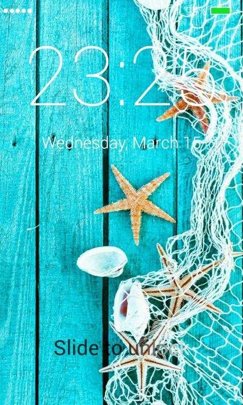 Summer Lock Screen 2 تصوير الشاشة