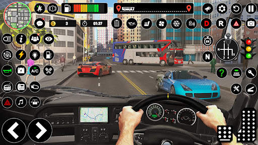 Bus Simulator : 3D Bus Games screenshot 2