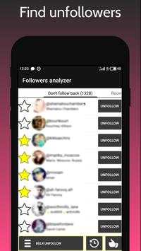 Followers Analyzer - Follow Tracker screenshot 1