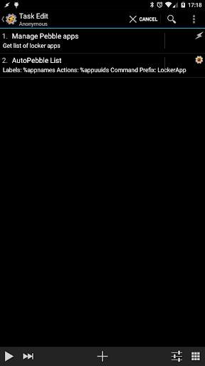Tasker App Manager for Pebble screenshot 2