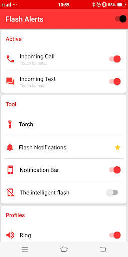 Flash Alerts on Call and SMS screenshot 2