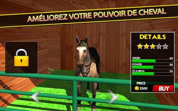 Simulateur d'équitation 3D: jeu mobile jockey screenshot 3