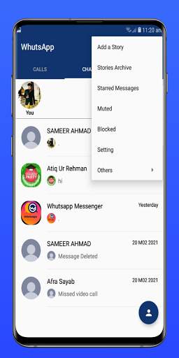 WhutsApp Messenger - Free Video Calls & Group chat 7 تصوير الشاشة