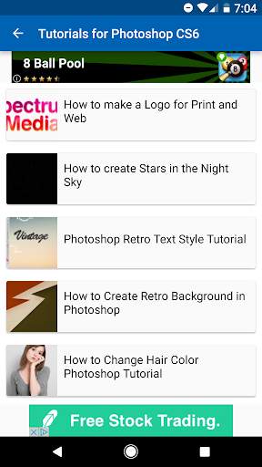 Tutorials for Photoshop CS6 screenshot 2