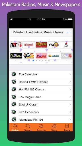 Pakistani Radios, Free Music & Pakistani Newspaper screenshot 7