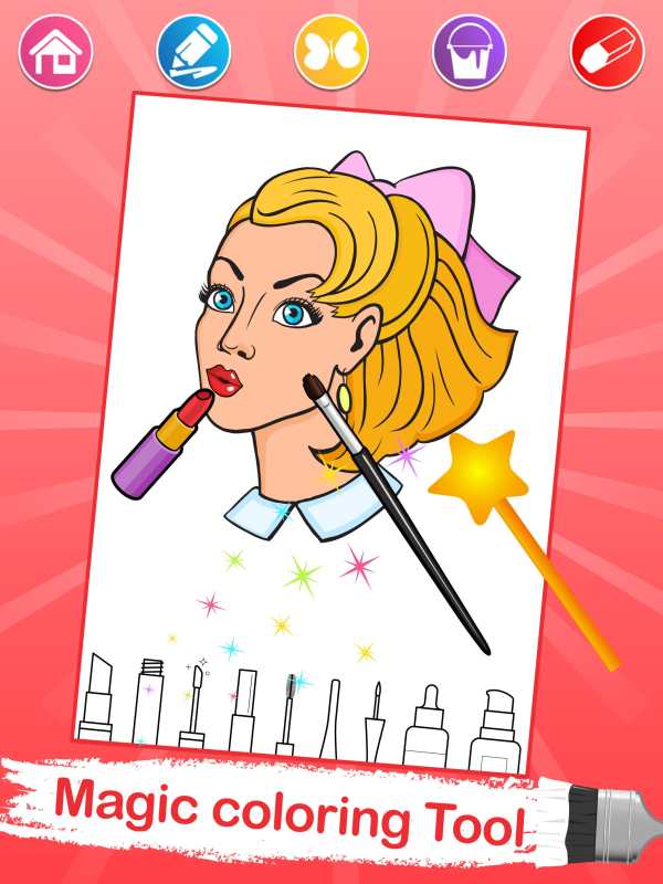Beauty Coloring Pages ? screenshot 13