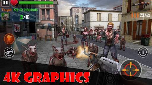 Zombie Survival Shooting Game screenshot 1