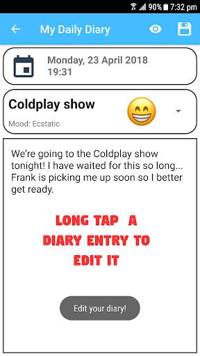 My Daily Diary screenshot 2