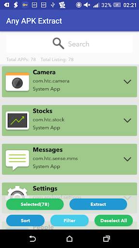 Any APK extract 5 تصوير الشاشة