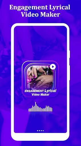 Engagement Photo Lyrical Video Status Maker screenshot 1