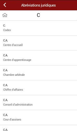Abréviations juridiques screenshot 9