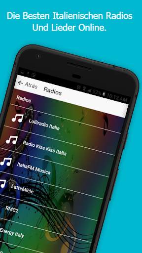 Italienische Musik: Radio Stations Italia Online screenshot 3