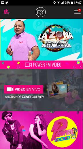 Power FM Honduras 2 تصوير الشاشة