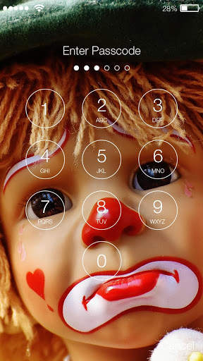 Nice Funny Clown Joker PINLock screenshot 2