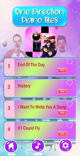 One direction piano bomb tiles screenshot 2